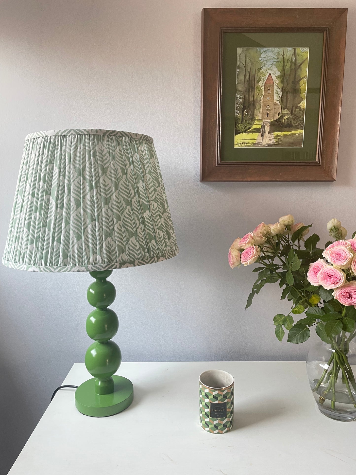 Green Leaf Lampshade