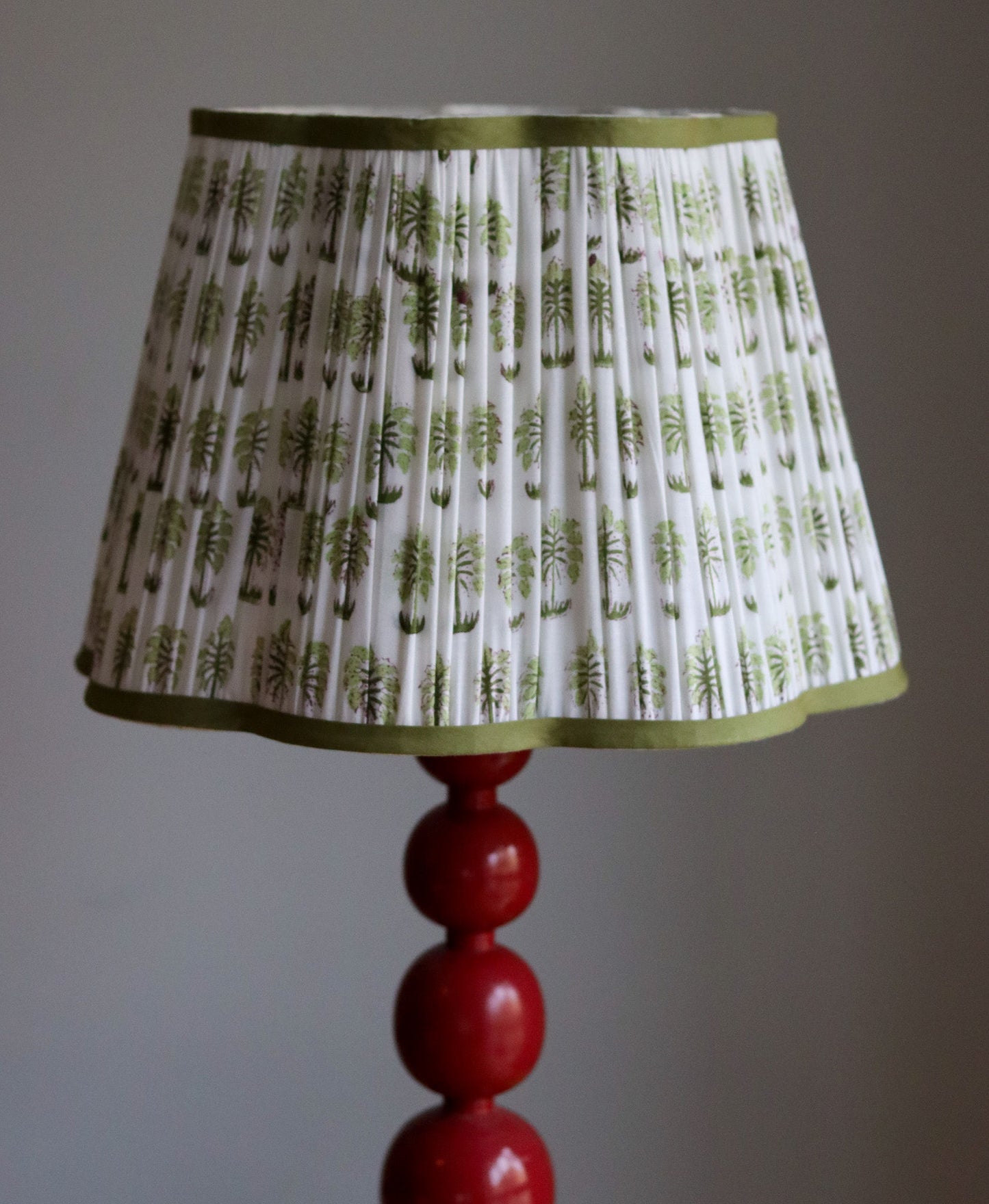Bobbin Lamp Base - Red