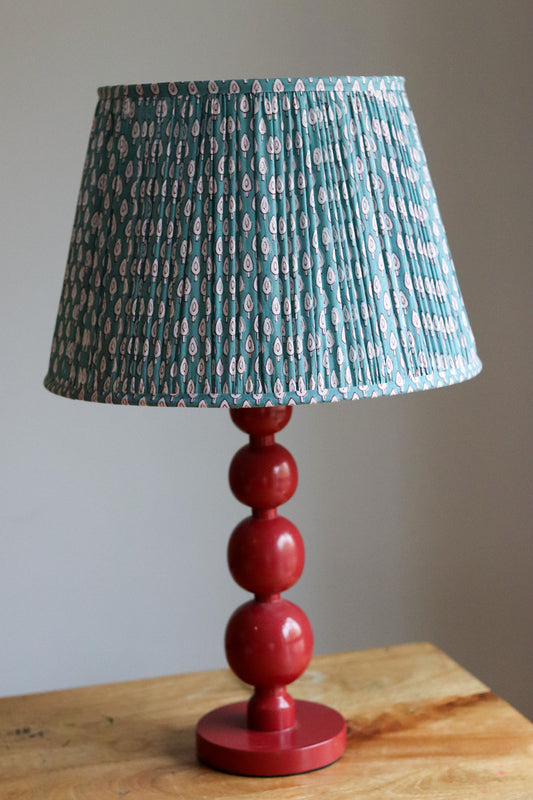 Bobbin Lamp Base - Red