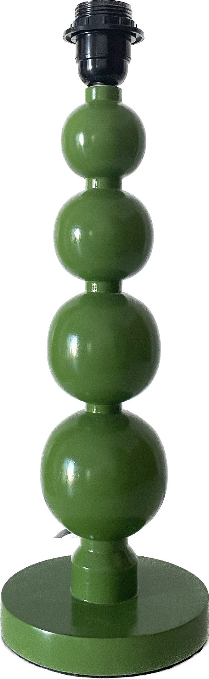 Green Bobbin Lamp Base